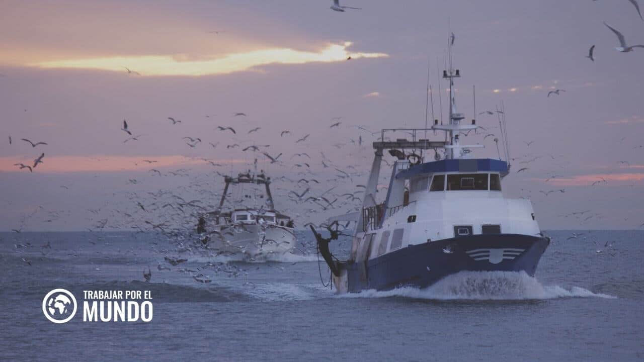 trabajar en un barco pesquero en Alaska