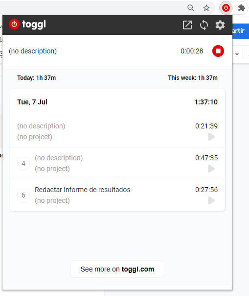 Instalar Toggl en Chrome 3