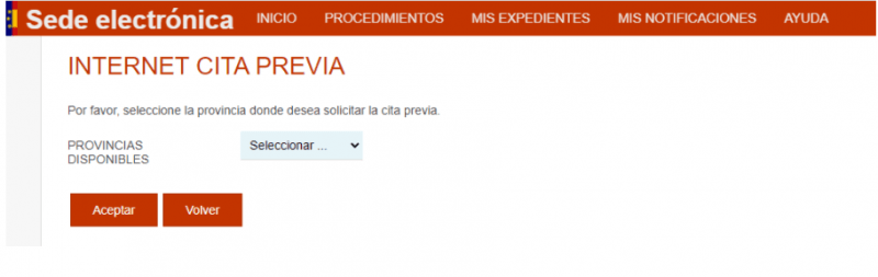 Solicitud de cita previa en Extranjería pasos a seguir