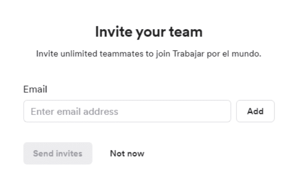 invitar a que otros usuarios se unan a tu Workspace en Loom