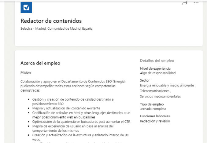 Trabajo Selectra