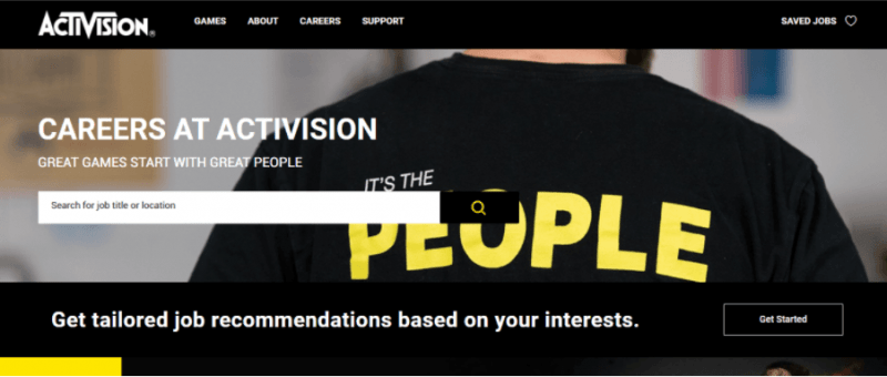 oportunidades de empleo en Activision
