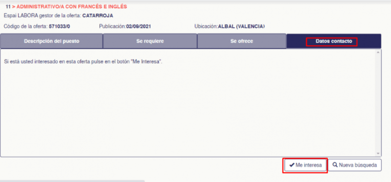 Ofertas de empleo Valencia