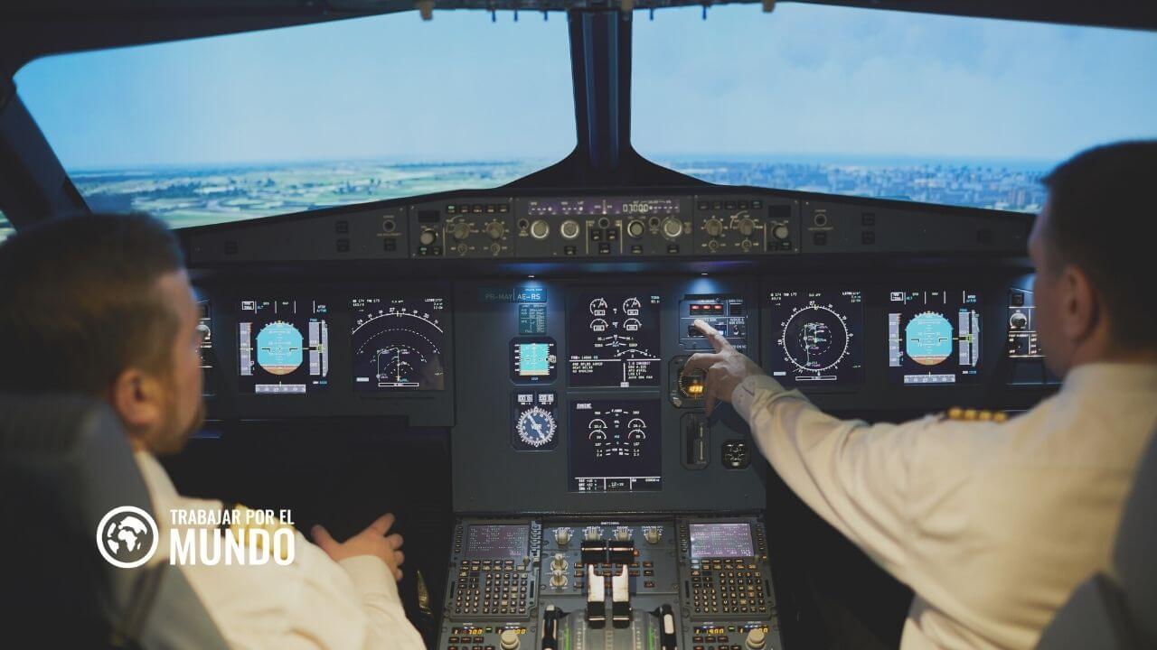 Trabajar como piloto de avión