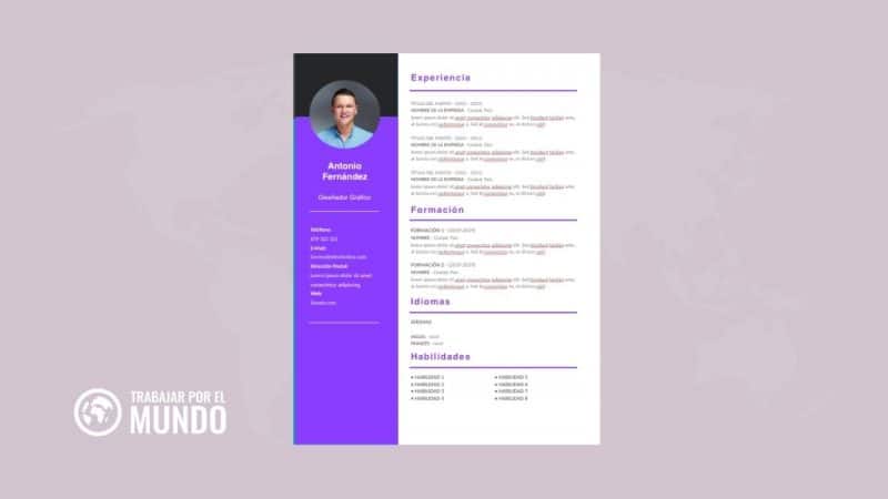 Plantilla de currículum gratis