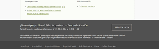 portal de la Seguridad Social