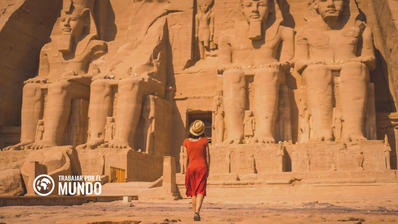 trabajar y viajar a Egipto
