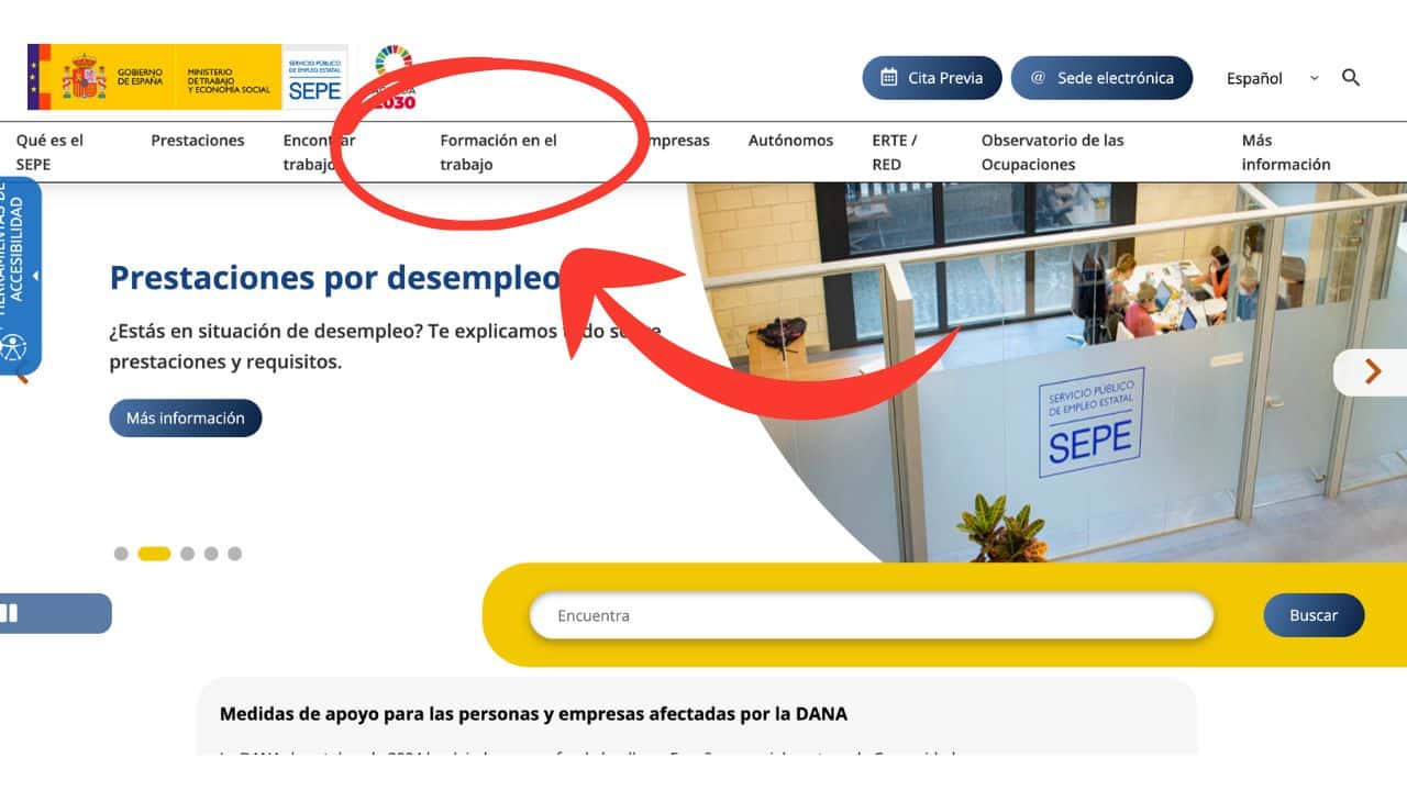 Cursos Gratuitos del SEPE | Ministerio de Trabajo y Empleo