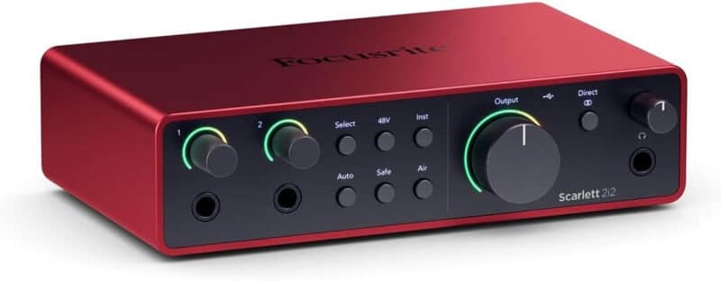 Tarjeta de sonido Scarlett 2i2