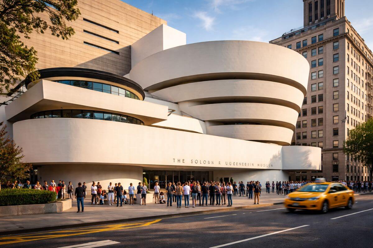 prácticas en el Museo Guggenheim en Nueva York