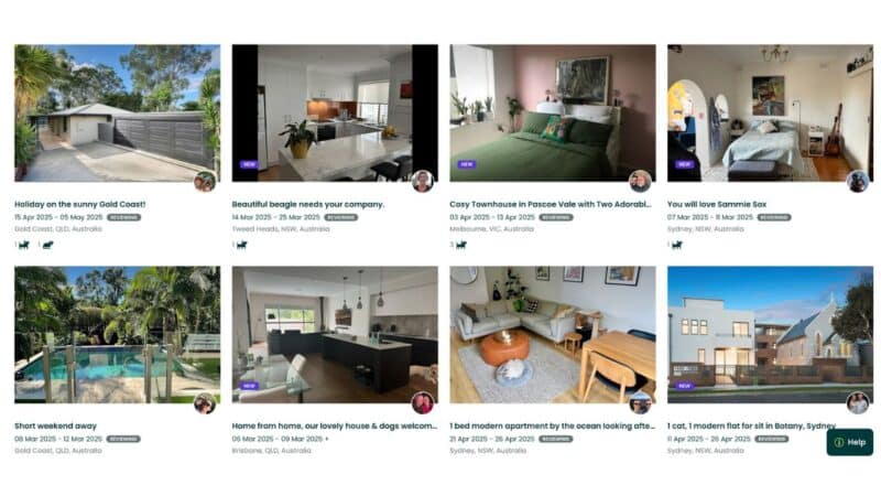 house sitting in Australia