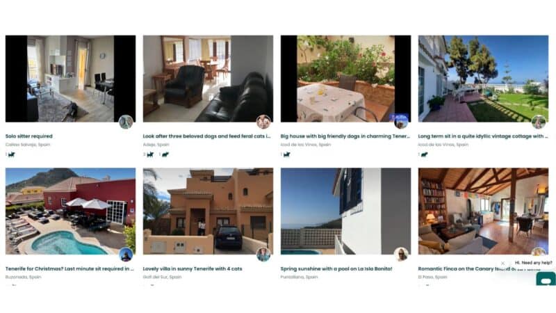 cuidar casas en Tenerife