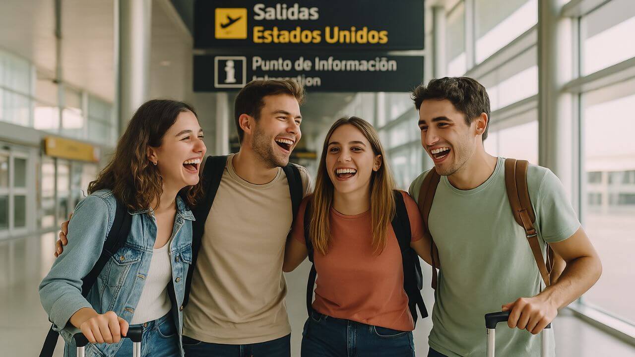 trabajar este verano en Estados Unidos grupo de jovenes