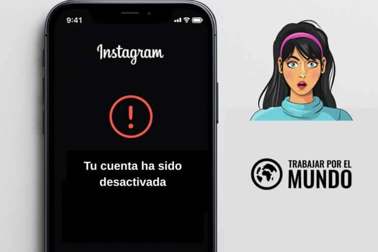 cuenta de instagram inhabilitada