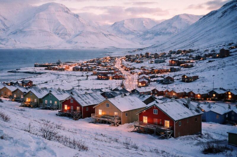 svalbard vivir trabajar sin visado