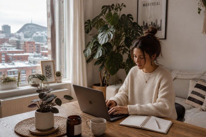 trabajar en montreal desde casa