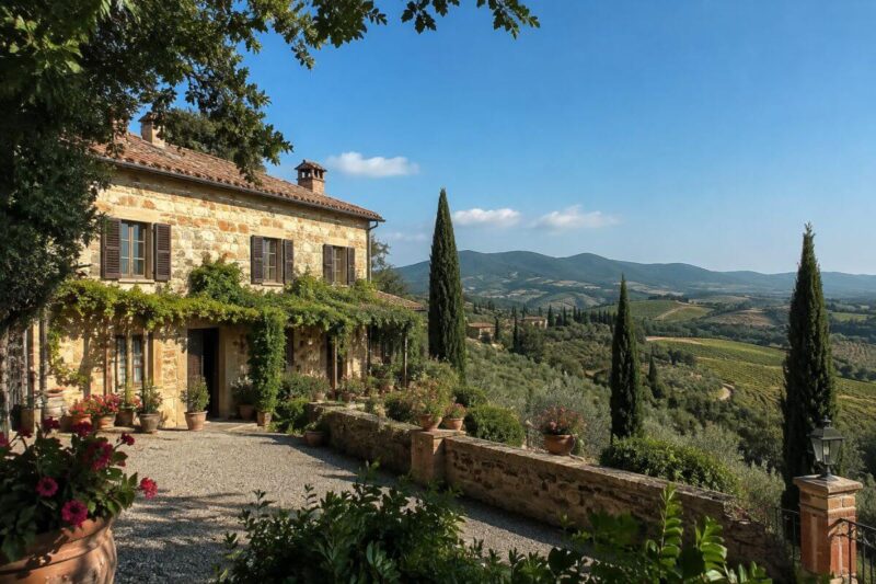 cuidar casas en la Toscana