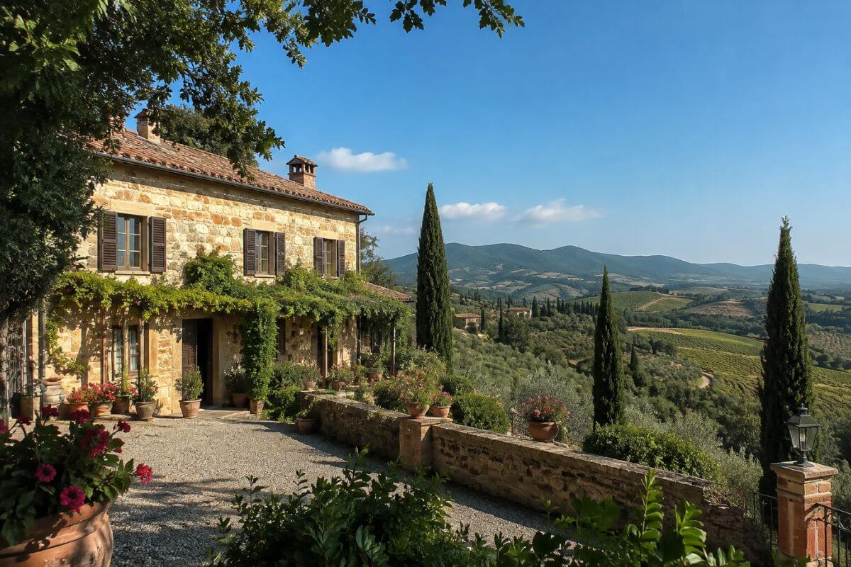 cuidar casas en la Toscana