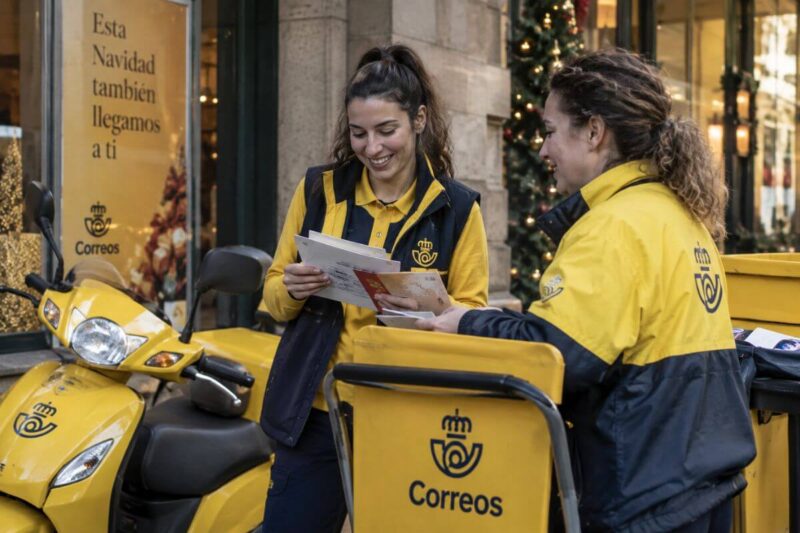 Correos trabajo Navidad