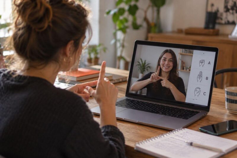Curso gratuito de lengua de señas americana (ASL) online